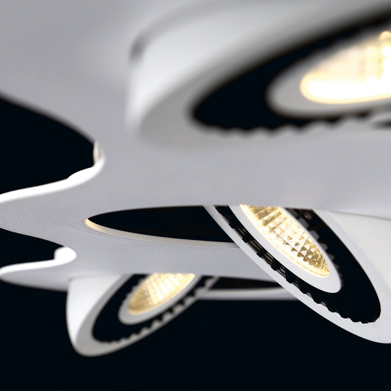 Eurofase 29485-017 LED Pendant, White/Black