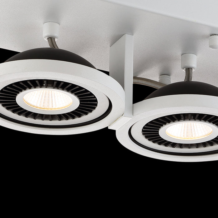 Eurofase 29488-018 LED Surface Mount, White/Black