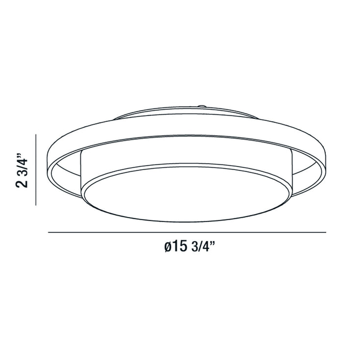 Eurofase 29816-019 LED Flush Mount, White