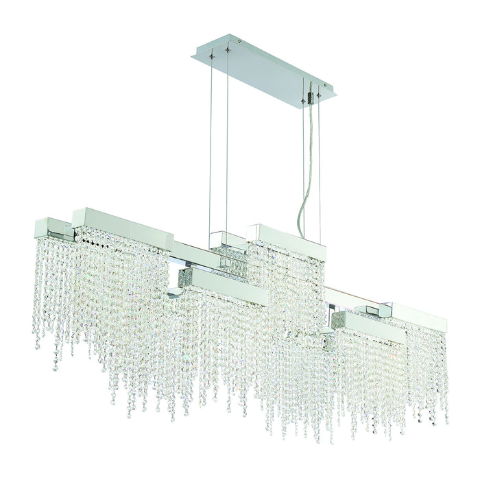 Eurofase 30005-013 LED Chandelier, Chrome