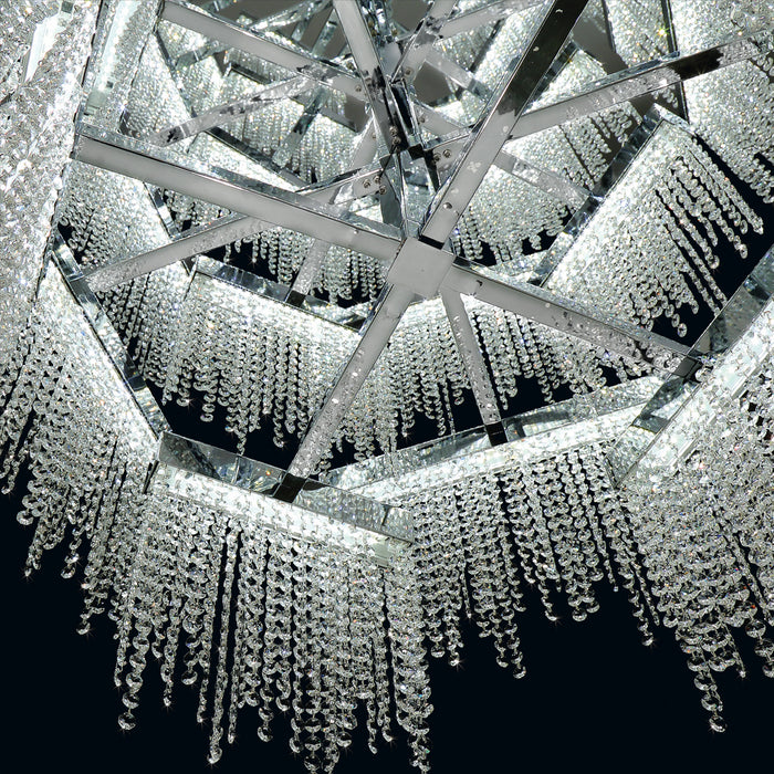 Eurofase 30007-017 LED Chandelier, Chrome