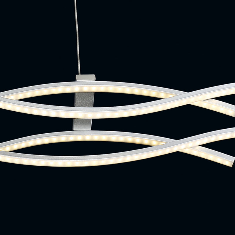 Eurofase 30042-018 LED Pendant, Silver
