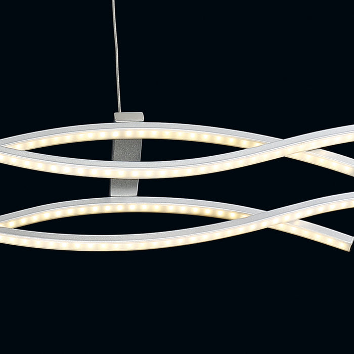Eurofase 30042-018 LED Pendant, Silver
