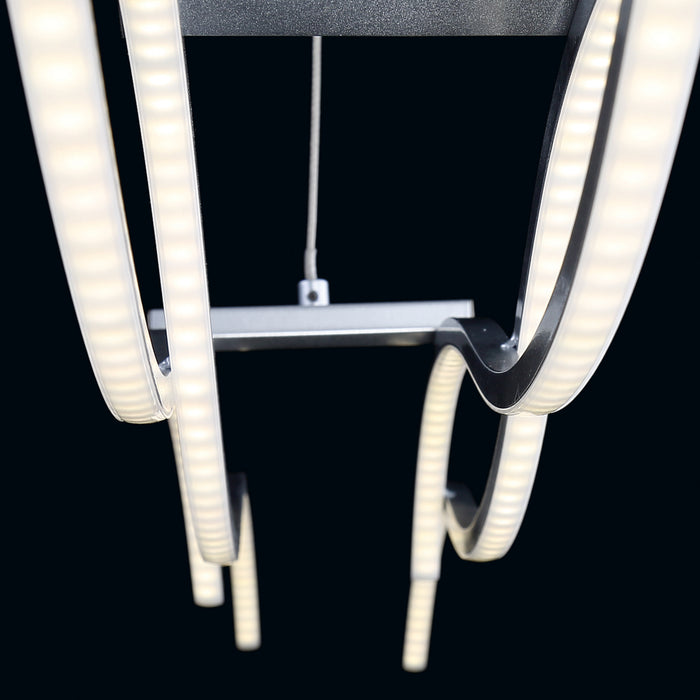 Eurofase 30042-018 LED Pendant, Silver