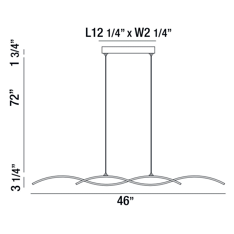 Eurofase 30042-018 LED Pendant, Silver