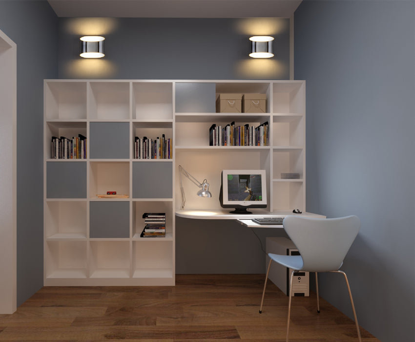 Eurofase 30148-017 LED Wall Sconce, Chrome