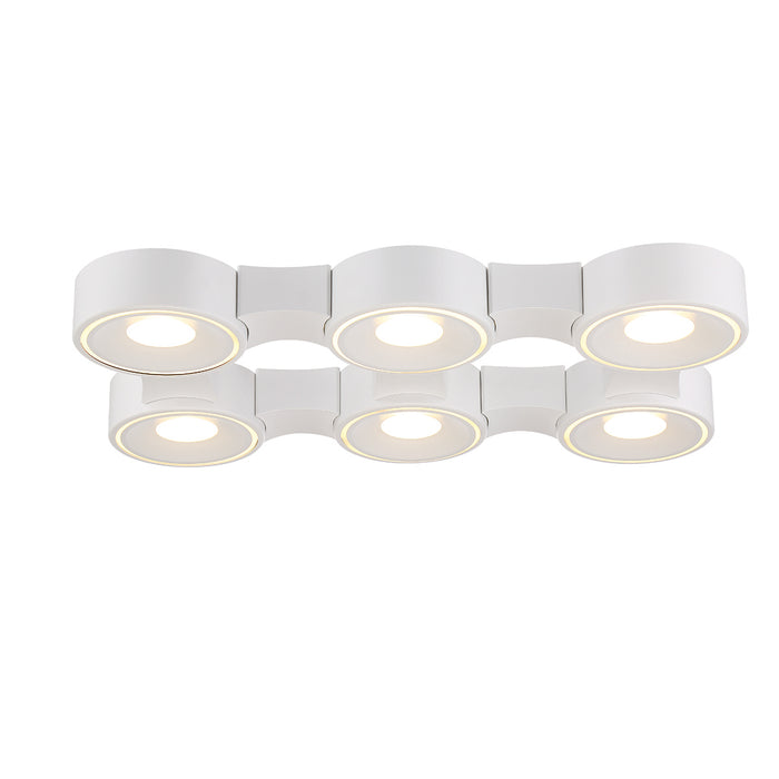 Eurofase 30278-011 LED Flush Mount, White