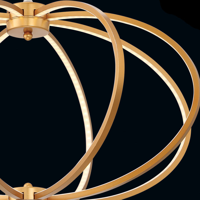 Eurofase 30035-010 LED Pendant, Gold