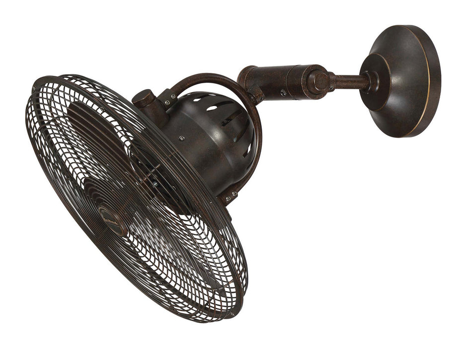 Craftmade BW414AG3 Wall Mount Fan, Aged Bronze Textured