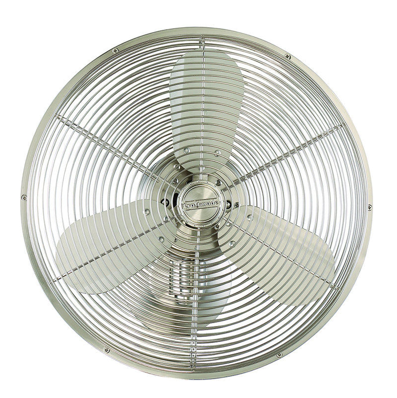 Craftmade BW414BNK3 Wall Mount Fan, Brushed Polished Nickel