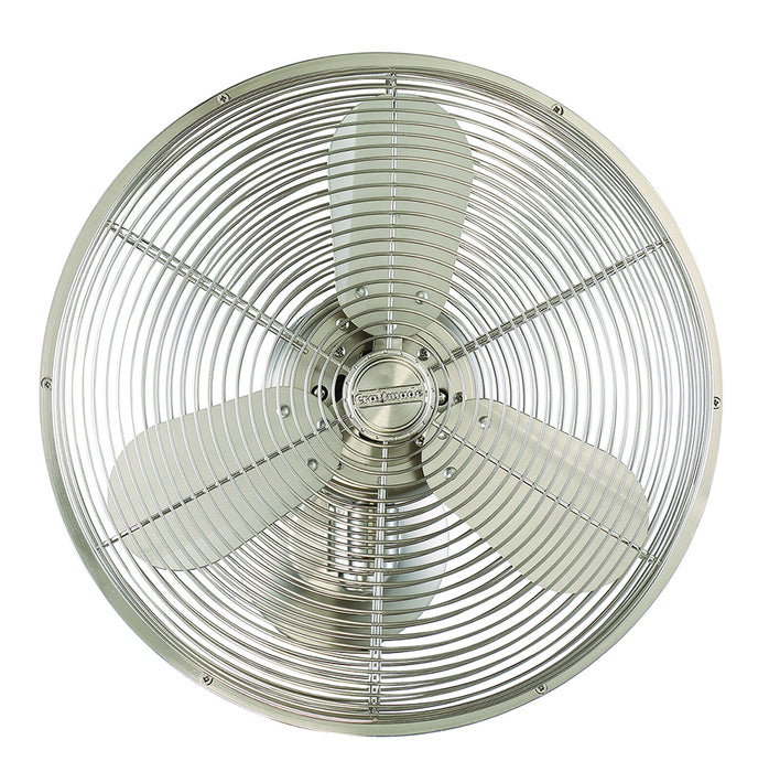 Craftmade BW414BNK3 Wall Mount Fan, Brushed Polished Nickel