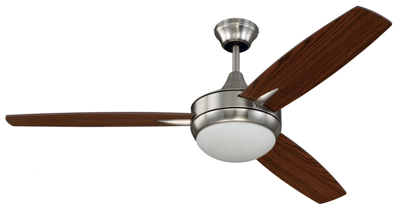 Craftmade TG52BNK3 52"Ceiling Fan, Brushed Polished Nickel