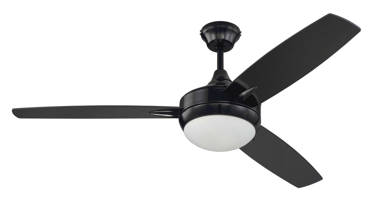 Craftmade TG52GBK3 52"Ceiling Fan, Gloss Black