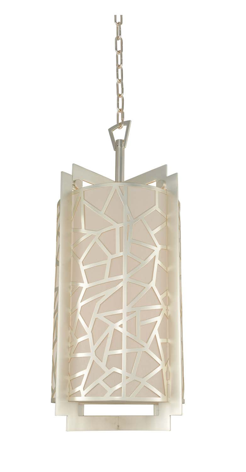 Kalco 303551RS Eight Light Foyer Pendant, Rose Silver