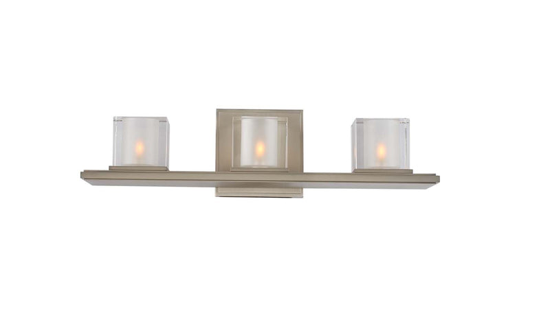 Kalco 306433SN LED Bath, Satin Nickel