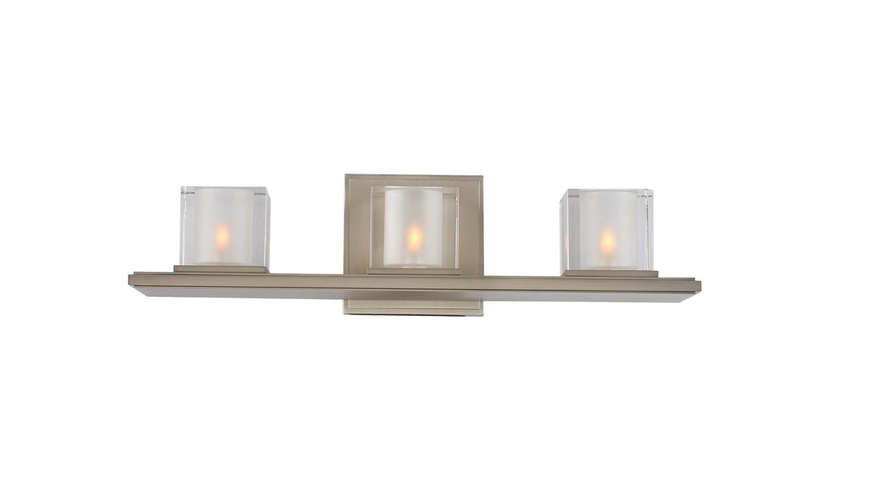 Kalco 306433SN LED Bath, Satin Nickel