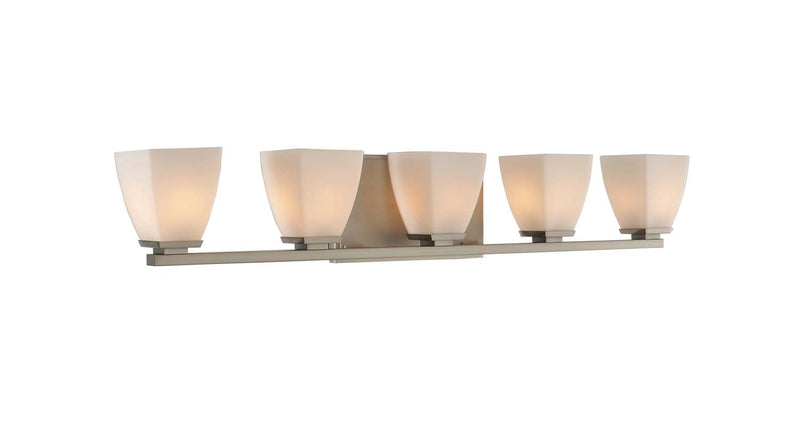 Kalco 310635SN LED Bath, Satin Nickel