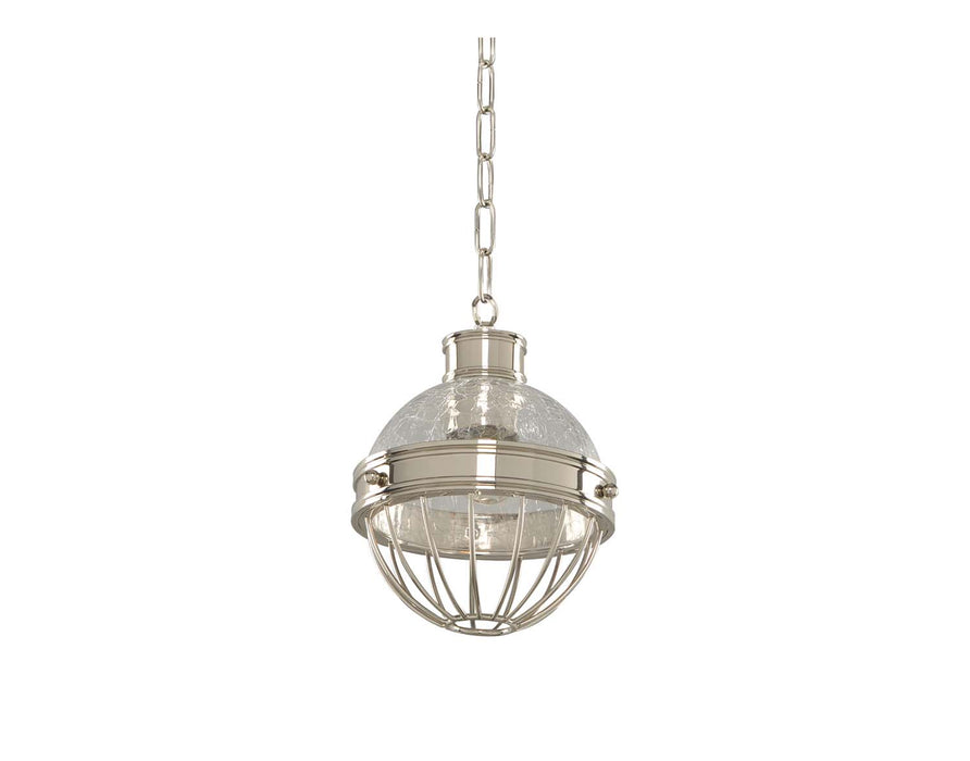 Kalco 311350PN One Light Mini Pendant, Polished Nickel