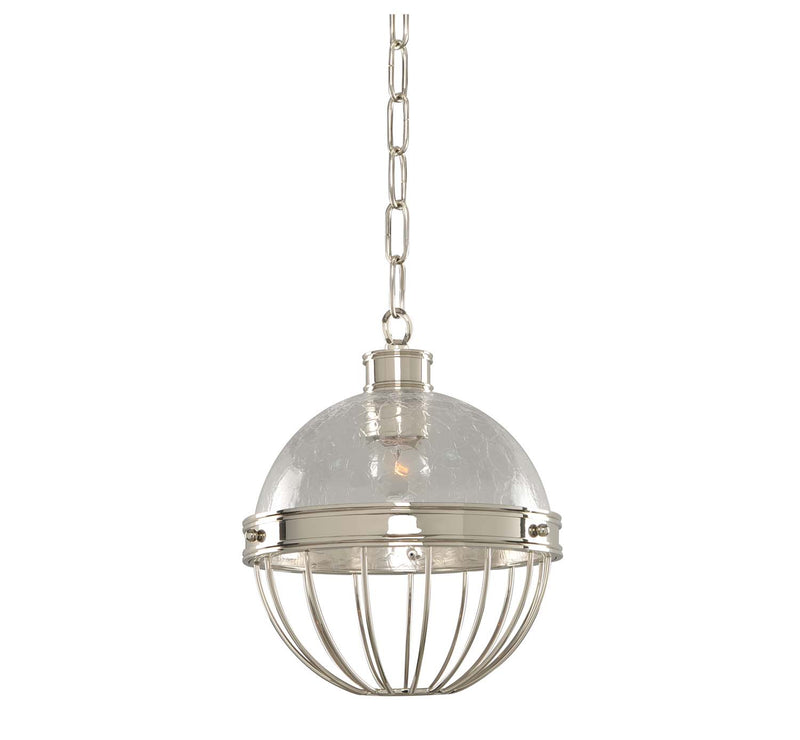 Kalco 311351PN One Light Pendant, Polished Nickel