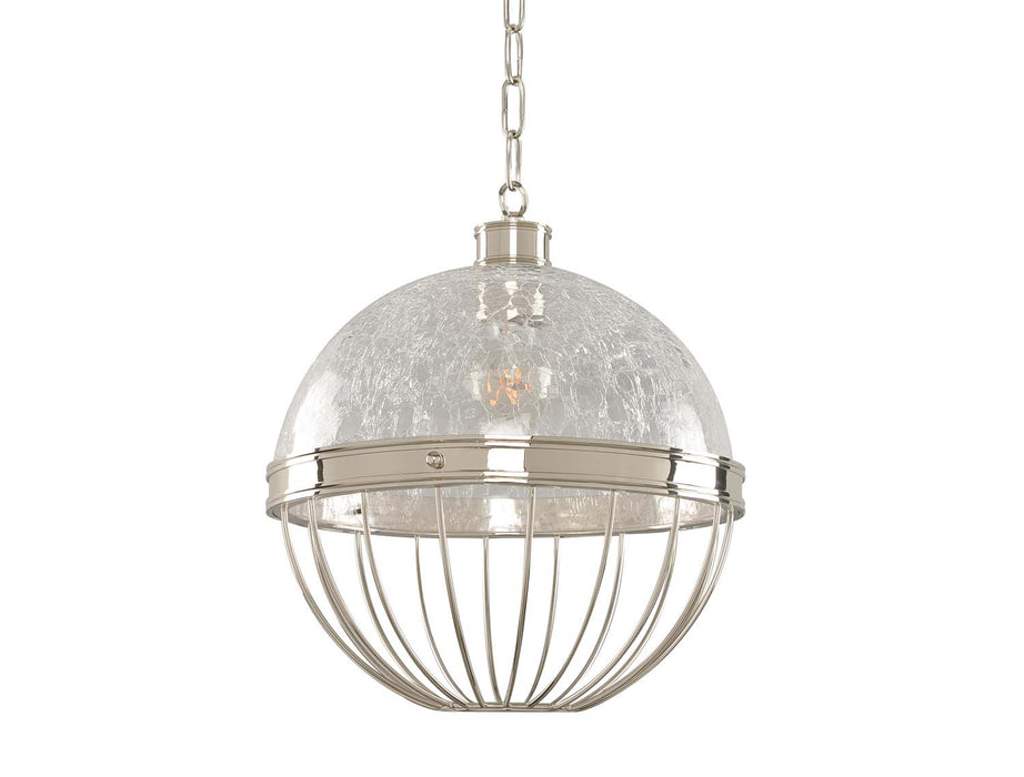 Kalco 311352PN One Light Pendant, Polished Nickel