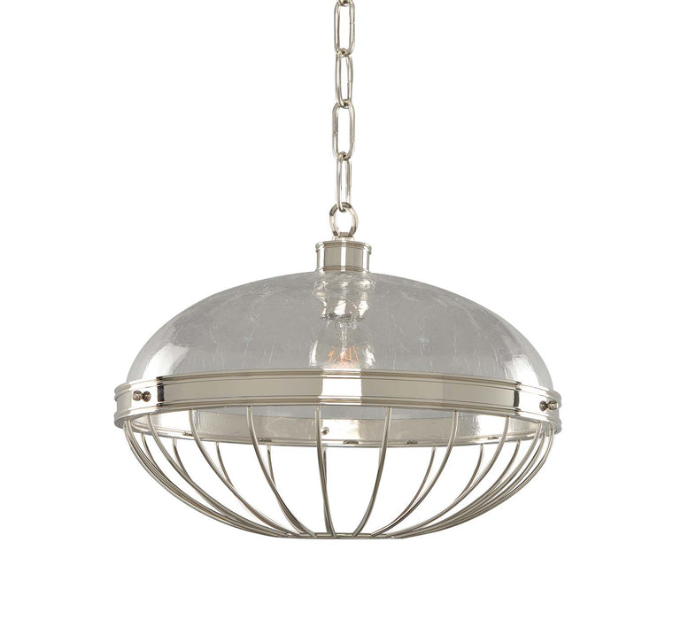 Kalco 311354PN One Light Pendant, Polished Nickel