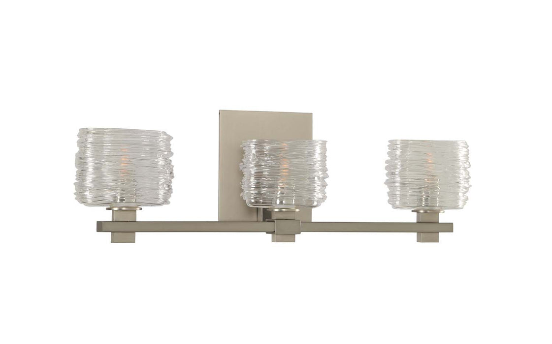 Kalco 312133SN LED Bath, Satin Nickel