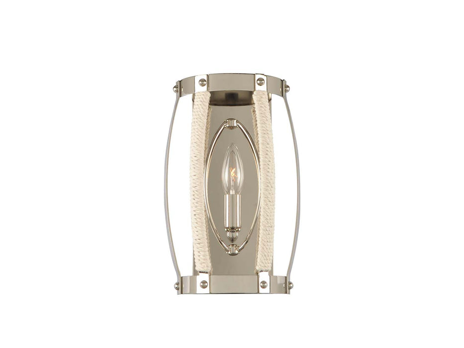 Kalco 312520PN One Light Wall Sconce, Polished Nickel