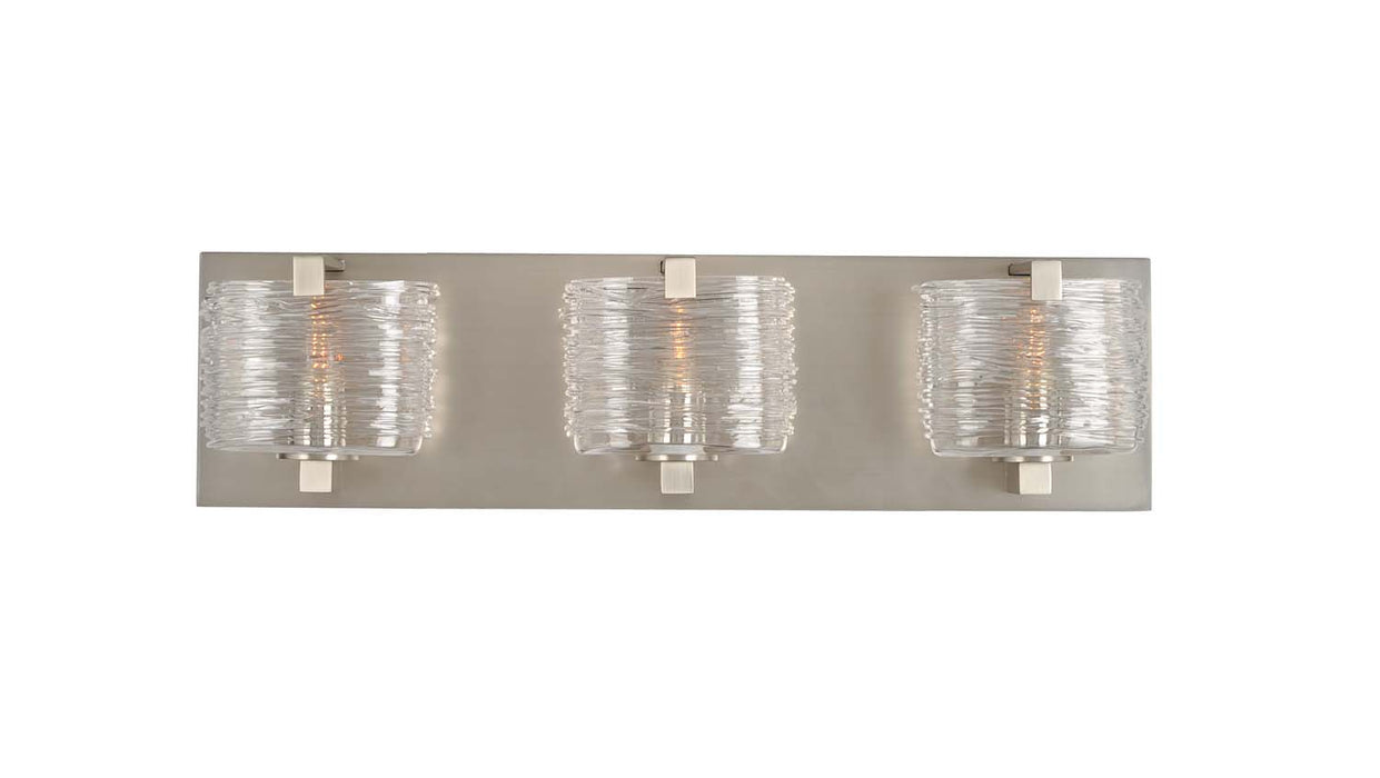 Kalco 313733SN LED Bath, Satin Nickel