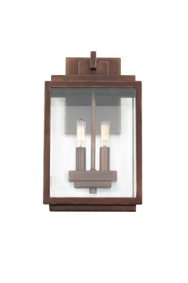 Kalco 403821CP Two Light Wall Bracket, Copper Patina