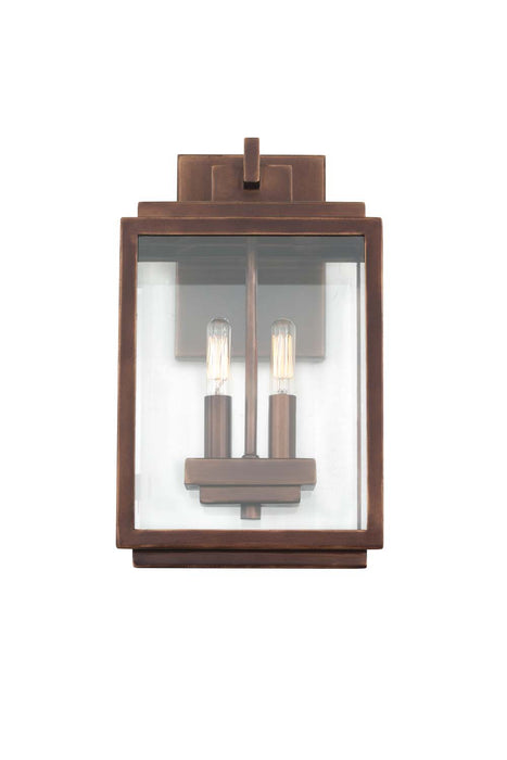 Kalco 403821CP Two Light Wall Bracket, Copper Patina