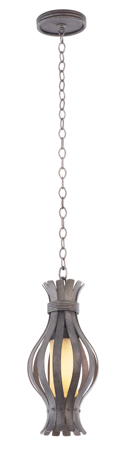 Kalco 500350CL One Light Mini Pendant, Charcoal