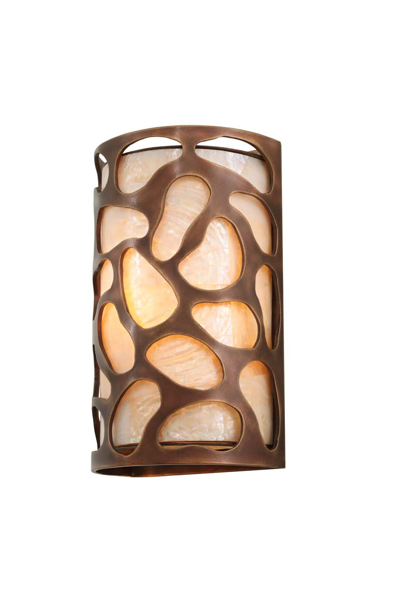 Kalco 501921CP One Light Wall Sconce, Copper Patina