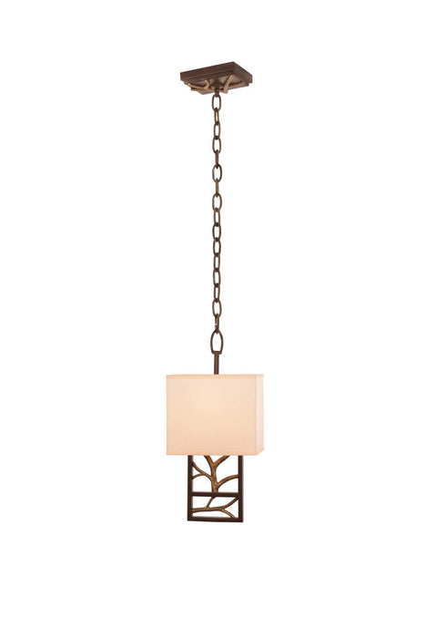 Kalco 504150BZG One Light Mini Pendant, Bronze Gold