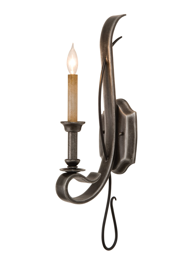 Kalco 5101VI One Light Wall Bracket, Vintage Iron