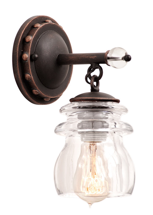 Kalco 6311AC One Light Bath, Antique Copper