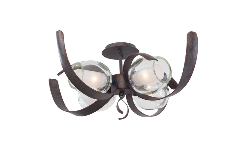 Kalco 7549OC LED Semi Flush Mount, Oxidized Copper
