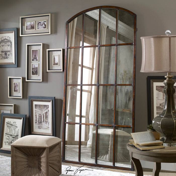 Uttermost 13464 P Mirror, Maple Brown