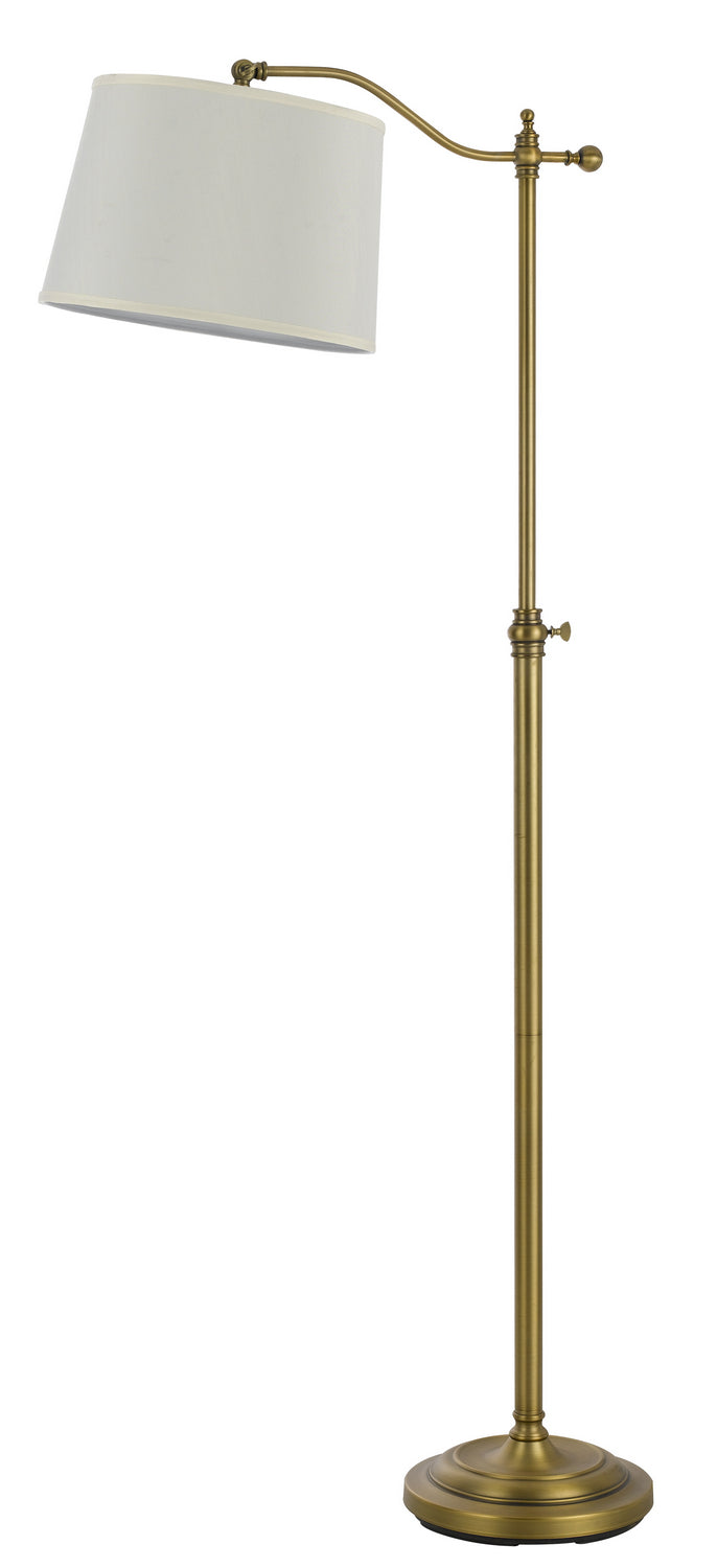 Cal Lighting BO-2205FL-AB One Light Floor Lamp, Antique Brass