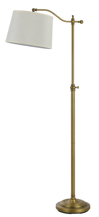 Cal Lighting BO-2205FL-AB One Light Floor Lamp, Antique Brass