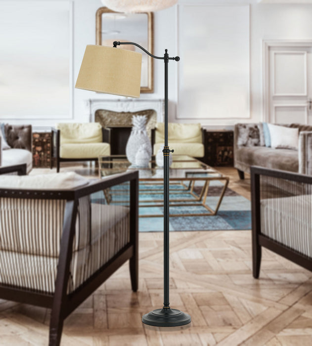 Cal Lighting BO-2205FL-DB One Light Floor Lamp, Dark Bronze
