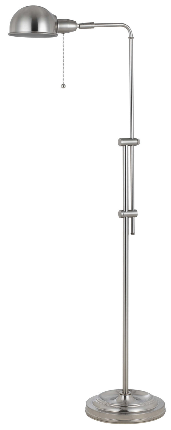 Cal Lighting BO-2441FL-BS One Light Floor Lamp, Brushed Steel
