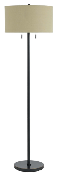 Cal Lighting BO-2450FL-DB Two Light Floor Lamp, Dark Bronze