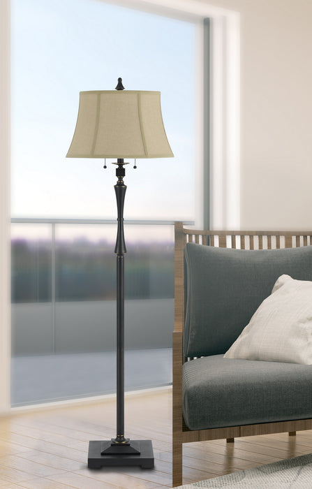 Cal Lighting BO-2443FL Two Light Floor Lamp, Oil rubbed bronze