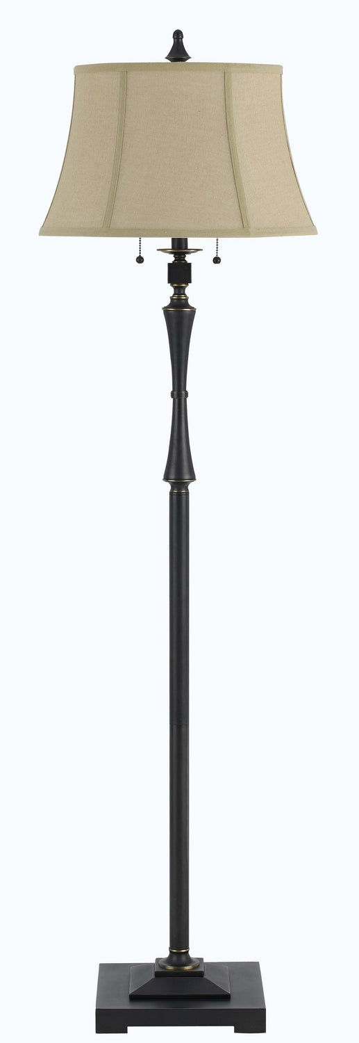 Cal Lighting BO-2443FL Two Light Floor Lamp, Oil rubbed bronze