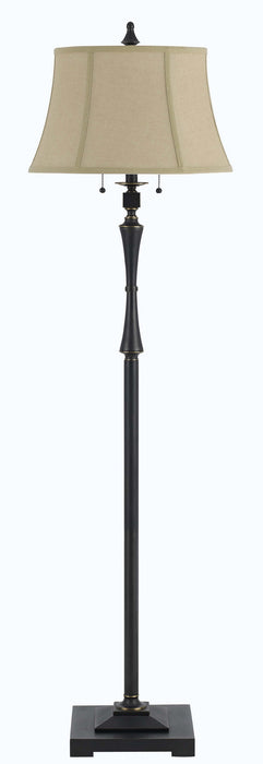 Cal Lighting BO-2443FL Two Light Floor Lamp, Oil rubbed bronze