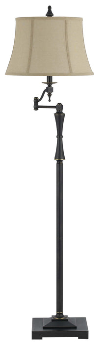 Cal Lighting BO-2443SWFL One Light Floor Lamp, Oil rubbed bronze