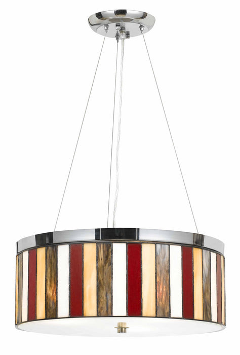 Cal Lighting FX-1089/1P Three Light Pendant, Chrome