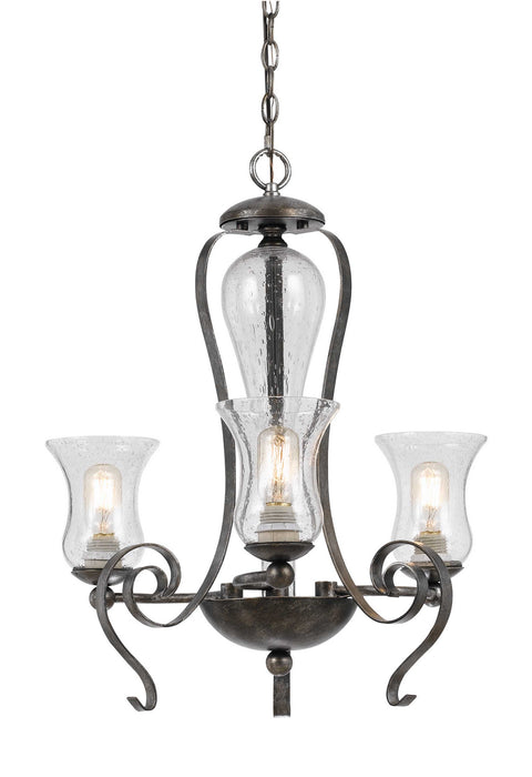 Cal Lighting FX-3548/3 Three Light Chandelier, Eternity