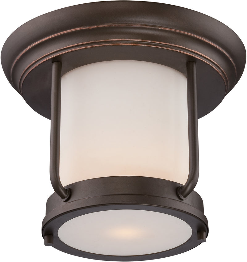 Nuvo Lighting 62-633 LED Outdoor Flush Mount, Mahogany Bronze