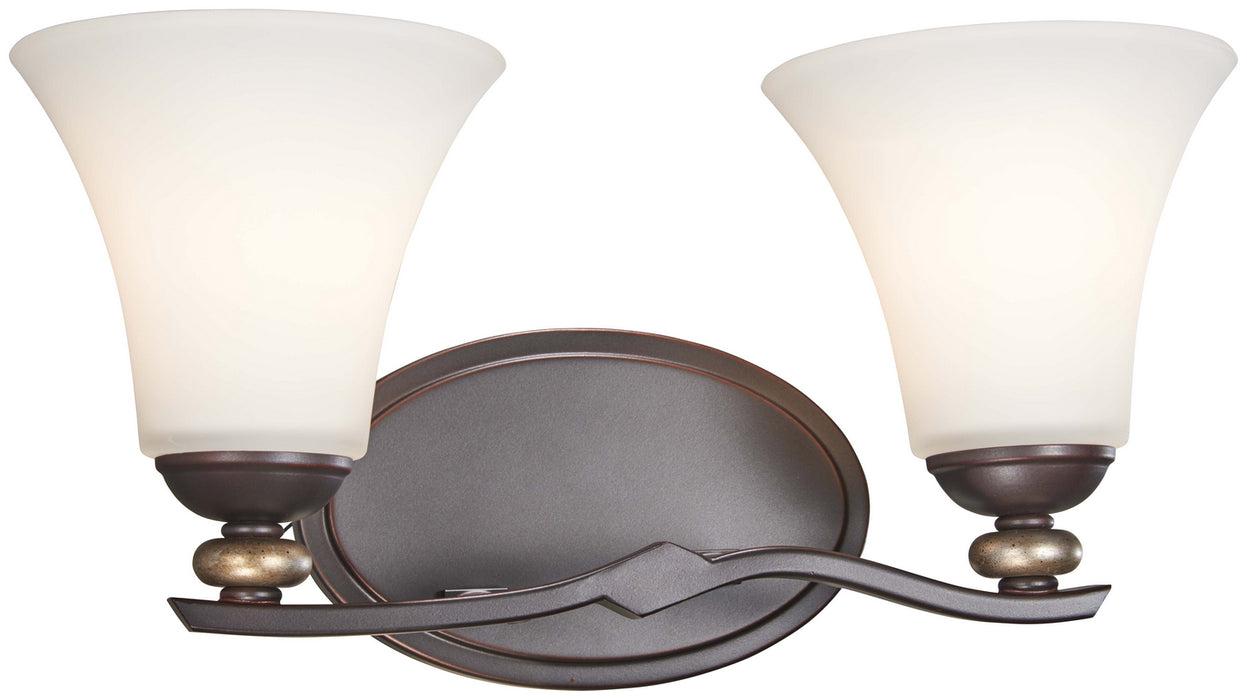 Minka-Lavery 2282-589 Two Light Bath, Lathan Bronze With Gold Highli